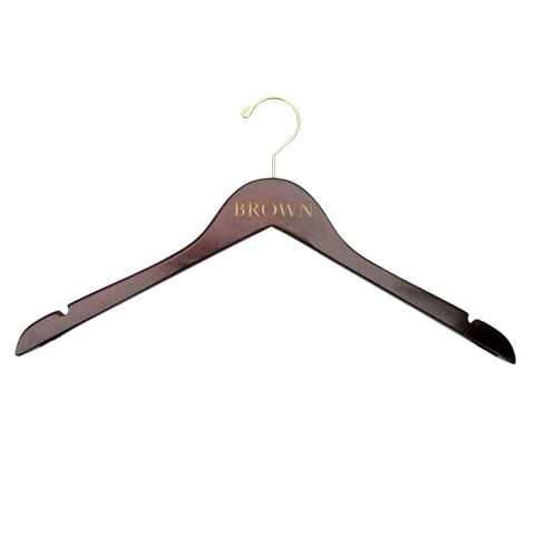 Engraved Dark Walnut Hanger