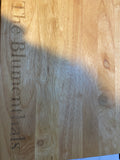 Engraved Wood Meat Board filled with mishloach manos
