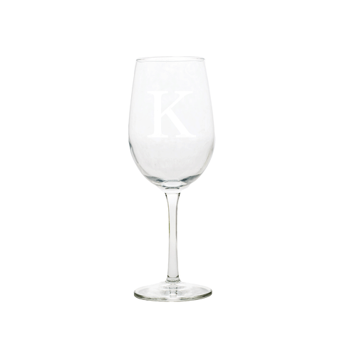 Engraved 15oz Classic Wine Glass