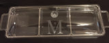 Monogrammed Lucite Long Tray with Cover