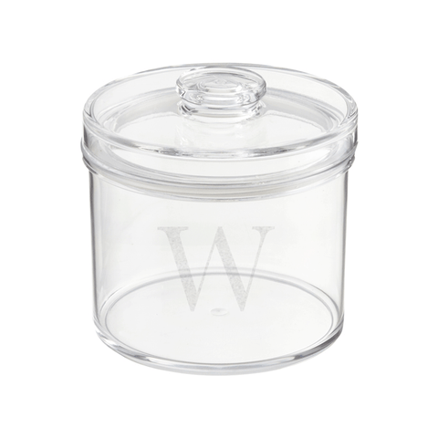 Personalized Engraved Lucite Cookie Jar With Air Tight Cover 