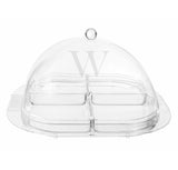 Engraved Lucite Cake Dome filled