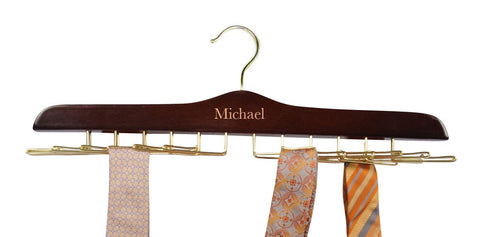 Engraved Tie Hanger